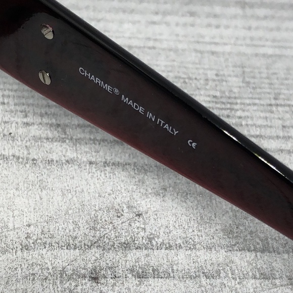 New old stock CHARME logo sunglasses Burgundy Red MOD main image 6